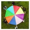 Outdoor Parachute Games with Handle, Team Building Activities Parachute Toys, Enhance Children's Perception of Color (Size : 11m/36.08ft) view 1