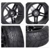 FriHobby Pre-Glued 12mm Hex 1/10 RC Touring Car Wheels & Tires 26mm Width for Traxxas 4-Tec 2.0 Tamiya TT02 TT01 1/18 Latrax Teton SST Kyosho Fazer MK2 HPI, 4pcs view 4
