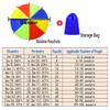 Outdoor Game Parachute with Handle, Adult Kids Teamwork Group Activity Game Parachute, Physical Training Games for Kids (Size : 8m/26.24ft) view 4