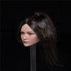 1/6 Scale Female Head Sculpt, Female Ponytail Hair Pouting Expression Head Carved for 12inches Action Figure Body Doll view 3