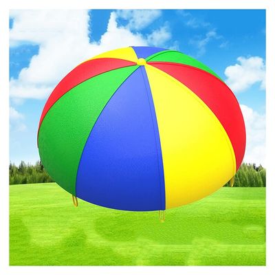 1-12M Kindergarten Rainbow Parachute Toy, Kids Balance Coordination Teamwork Game Gymnastics Parachute, Lightweight and Easy to Operate (Size : 3.6m/11.81ft)