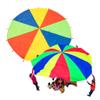 1-12M Kids Play Rainbow Parachute, Field Day Outdoor Activities Carnival Games Toys Parachute, Facilitate Communication and Exchange (Size : 6m/19.68ft) view 1