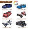 FriHobby Pre-Glued 12mm Hex 1/10 RC Touring Car Wheels & Tires for Traxxas 4-Tec 2.0 Tamiya TT02 TT01 1/14 Wltoys 144001 1/18 Latrax Teton SST Kyosho Fazer MK2 HPI, 4pcs view 3