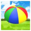 1-12M Kindergarten Rainbow Parachute Toy, Kids Balance Coordination Teamwork Game Gymnastics Parachute, Lightweight and Easy to Operate (Size : 10m/32.8ft) view 1