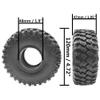 4Pack Vgoohobby 1.9inch Rubber Tires,RC Crawler Tires OD 120mm with Foam Compatible with Axial SCX10 90047 AXI03007 D90 D110 Tamiya CC01 Traxxas TRX-4 1/10 RC Crawler view 2