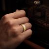 King Will Moon Sun Star Spinner Ring Old Gold 8mm Stainless Steel Ring For Men Women Stress Anxiety Relief Comfort Fit Unisex Adults 11 view 4