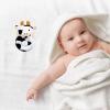 Doindute Baby Cow Soft Rattle Toy, Dairy Cattle Plush Infant Shaker Rattle Easy-Grasp Stuffed Animal Toy, Gifts for Newborns Babies Toddlers Boys Girls, Orange Horns, 6 Inches view 4