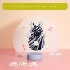 Doindute Baby Zebra Soft Rattle Toy, Zebra Plush Infant Shaker Rattle Easy-Grasp Stuffed Animal Toy, Gifts for Newborns Babies Toddlers Boys Girls, 6 Inches view 3