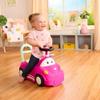 B. toys  Push CarToy  Ride  On Race Car  Walker Toy  Handle & Storage Space  Lights, Songs & Sounds  1 Year +  Rollin' Riders view 3