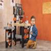 Smoby - Black & Decker Mega Center, Very Complete, Mechanics, Plumbing and Carpentry Area, 100 Accessories, Foldable (7600360726) view 2