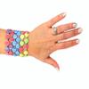 Colorful Faux Sea Shell Bead Stretchy Kid's Bracelets (12 Pack) Mermaid Theme view 4