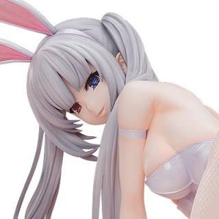 JP Products Date A Bullet White Queen 1/4 PVC Fig Bunny Ver