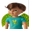 American Girl WellieWishers 14.5-inch Bryant Doll with T-shirt, Shorts, Dragon Wings & Tail, and Boots, For Ages 4+ view 2