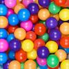 Hovenlay Ball Pit Balls Phthalate Free BPA Free Crush Proof Plastic - 7 Bright Colors in Reusable Play Toys for Kids with Storage Bag view 2