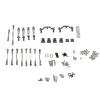 Dilwe RC Car Spare Parts Kit, Aluminum Alloy RC Car Pull Rod Tie Rod Shocks Absorber Bracket Plate Kit Upgrade Spare Parts Compatible with WPL C24 C14 C14K C24K view 1
