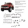 Dilwe RC Car Spare Parts Kit, Aluminum Alloy RC Car Pull Rod Tie Rod Shocks Absorber Bracket Plate Kit Upgrade Spare Parts Compatible with WPL C24 C14 C14K C24K view 2