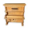 BinkeGG Play (Rock a Bye Baby) Brown Wooden Upright Piano Wind up Music Box with Sankyo Musical Movement (65 Tunes Option) view 3