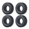 SWX 1.0" Crawler Tires 4PCS Micro Rubber Tires for 1/24 RC Crawler Car Axial SCX24 90081 AXI00001 AXI00002 (54mm) view 2