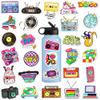70 Pcs 8090s Retro Sticker Pack for Adults, Waterproof Vinyl Decals for Laptop Water Bottles and Journal view 1