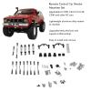 RC Car Spare Parts Kit, Aluminum Alloy RC Car Pull Rod Kit Upgrade Spare Parts Metal Pull Rod Tie Rod Pull Rod Base Compatible for WPL C24 C14 C14K C24K RC Car(Black) view 2