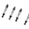RC Car Spare Parts Kit, Aluminum Alloy RC Car Pull Rod Kit Upgrade Spare Parts Metal Pull Rod Tie Rod Pull Rod Base Compatible for WPL C24 C14 C14K C24K RC Car(Black) view 4