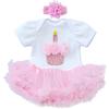 MAIHAO Reborn Baby Dolls Clothes Baby Dolls Dresses for 17-22 Inch Newborn Baby Doll Girl, Baby Doll Clothes Outfit Accessories fit 17-22 Inch Baby Doll Skirts (Pink Crown Dresses) view 1