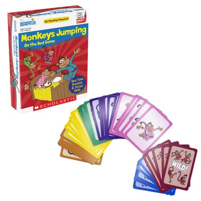Briarpatch, Scholastic Monkeys Jumping on The Bed Game, Early Preschool Learning for Toddlers, Kindergarten and 1st Grade