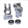 Dhawk Racing CNC Aluminum 7075 Rear Carriers Silver for Traxxas 1/8 Sledge 9552 view 1