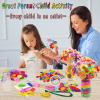 7july Crafts for Girls Ages 6-10 Make Your Own Flower Bouquet with Buttons and Felt Flowers, Vase Art and Craft for Children - DIY Activity Christmas Birthday Gift for Girls Age 6 7 8 9 10 Year Old view 2
