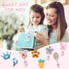 DEVIENG Clip On Earrings Hypoallergenic Clips Earrings Sets Suitable for Ages 4-12 Little Girls, Cute Small Clips On Earrings Jewelry Gifts Set (Clip On Earrings-25 Pairs) view 3