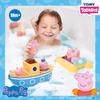Toomies Peppa Pig Bath Toys - Peppas Boat Adventure Bath Toy Set - Includes 2 Boat Toys and 5 Peppa Pig Figures - Peppa Pig Toy Boats - Toddler Bath Toys for 18 Months and Up view 2