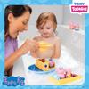 Toomies Peppa Pig Bath Toys - Peppas Boat Adventure Bath Toy Set - Includes 2 Boat Toys and 5 Peppa Pig Figures - Peppa Pig Toy Boats - Toddler Bath Toys for 18 Months and Up view 3