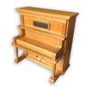 BinkeGG Brown Wooden Upright Piano Wind up Music Box with Sankyo Musical Movement (60 Tunes Option) (Row Row Row Your Boat) view 2
