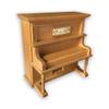 BinkeGG Brown Wooden Upright Piano Wind up Music Box with Sankyo Musical Movement (60 Tunes Option) (Row Row Row Your Boat) view 4