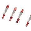 RC Car Spare Parts Kit, Aluminum Alloy RC Car Pull Rod Kit Upgrade Spare Parts Compatible for WPL C24 C14 C14K C24K RC Car(Red) view 3