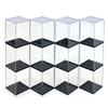 Minifigures Acrylic Display Case Action Figure Building Block Display Box High-Transparency Stackable Storage Case for Figurines Toys and Collectibles(12PCS) view 1