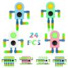 SoulLife 24 Pack DIY Popper Chain Fidget Spinners, Stress Relief Anxiety Reduction Fidget Toys Bulk, Birthday Return Gift Party Favors Classroom Prizes Student Gifts Basket Stocking Stuffers for Kids view 1