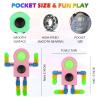 SoulLife 24 Pack DIY Popper Chain Fidget Spinners, Stress Relief Anxiety Reduction Fidget Toys Bulk, Birthday Return Gift Party Favors Classroom Prizes Student Gifts Basket Stocking Stuffers for Kids view 3