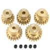 Vgoohobby Aluminum Alloy 32 Pitch Pinion Gear Set 3.175mm Shaft 16T 17T 18T 19T 20T Motor Gears Compatible with Tamiya Kyosho RedCat Losi Axial Traxxas 1/10 RC Car view 1