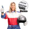 Lewtemi 48 Pcs Race Car Party Favors Slap Bracelets, Racing Checkered Flag Slap Bracelet for Kids Adults Speed Car Party Birthday Classroom Prizes Exchanging Gifts Sports Events Supplies view 3