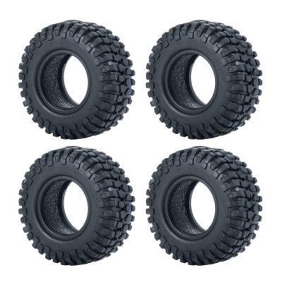 SWX 1.0 Crawler Tires 4Pcs Rubber Wheel Tires for SCX24 Gladiator C10 JLU Deadbolt B17 1/24 RC Crawler Car (50mm)