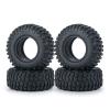 SWX 1.0 Crawler Tires 4Pcs Rubber Wheel Tires for SCX24 Gladiator C10 JLU Deadbolt B17 1/24 RC Crawler Car (50mm) view 2