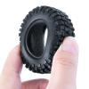 SWX 1.0 Crawler Tires 4Pcs Rubber Wheel Tires for SCX24 Gladiator C10 JLU Deadbolt B17 1/24 RC Crawler Car (50mm) view 4