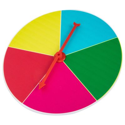 Gatuida Spinning Prize Wheel, 5 Slots Tabletop Spinner Colorful Prize Wheel Party Prop for Fortune Spin Game,Classroom,Home