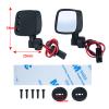 SWX RC Car Rear View Mirror Kit with LED Lights for 1/10 RC Crawler Car Axial SCX10 90046 view 4