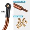 INJORA High Clearance 4 Links Set Stainless Steel Linkage kit for Axial SCX24 Gladiator Dodge Power Wagon 1/24 RC Crawler Upgrade Parts(Bronze) view 4