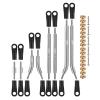 INJORA 23g High Clearance 4 Links Set RC Upgrade Parts for Axial SCX24 Deadbolt 90081 B17 1/24 RC Crawler Car Accessories, 8PCS(Silver) view 2