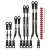INJORA 23g High Clearance 4 Links Set RC Upgrade for Axial SCX24 Deadbolt 90081 B17 1/24 Crawler Car, 8PCS(Black) view 2
