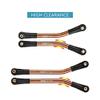 INJORA High Clearance 4 Links Set Stainless Steel Links Set for SCX24 C10 JLU Bronco 4Runner Axial 1/24 RC Crawler Car Upgrade Parts(Bronze) view 3
