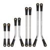 INJORA High Clearance 4 Links Set Stainless Steel Linkage kit for Axial SCX24 Gladiator Dodge Power Wagon 1/24 RC Crawler Upgrade Parts(Silver) view 1